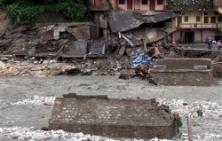 A file photo of Uttarakhand cloudbrust