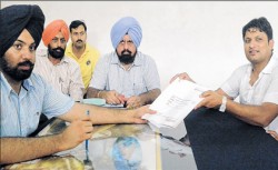 Balkar Sidhu files nomination from Talwandi Sabo [August 02, 2014]