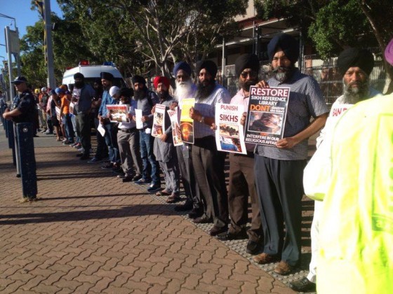 A view of protest in Sydney [November 17, 2014]