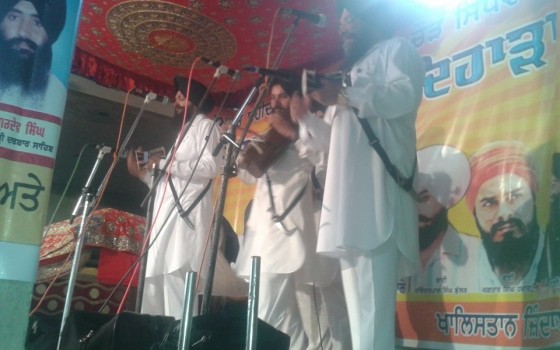 A view of Shaheedi Samagam in the memory of Jaspal Singh Gurdaspur