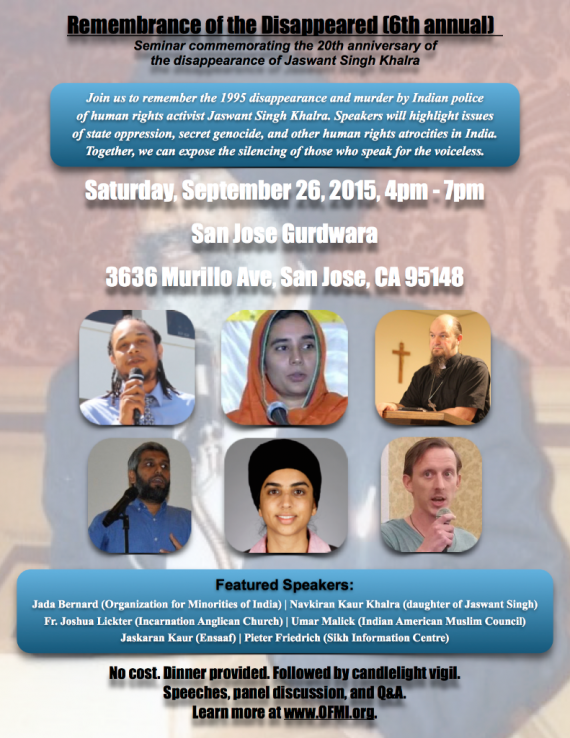 Seminar in the memory of Jaswant Singh Khalra