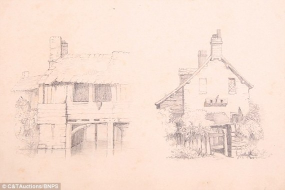 The Maharajah's first drawing from 1853 was also part of the collection, found by an unidentified house clearer and sold to a British buyer of Indian descent in Rochester, Kent Read more: http://www.dailymail.co.uk/news/article-3253429/An-old-photograph-album-pre-sale-estimate-just-200-sells-22-000-auction-includes-picture-Maharaja-taken-Prince-Albert.html#ixzz3nOqnnnCT Follow us: @MailOnline on Twitter | DailyMail on Facebook