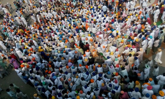 A view of protest at Kotkapura