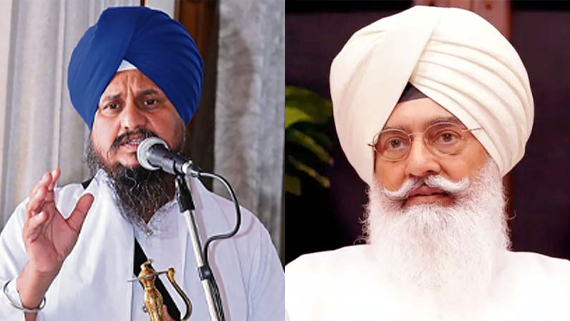 giani harpreet singh and Dera Beas head Baba Gurinder Singh Dhillon