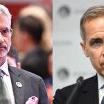 India’s Foreign Minister S. Jaishankar and Mark Carney