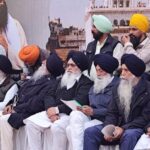 A view of the stage during the gathering at Amritsar on 26 January 2026