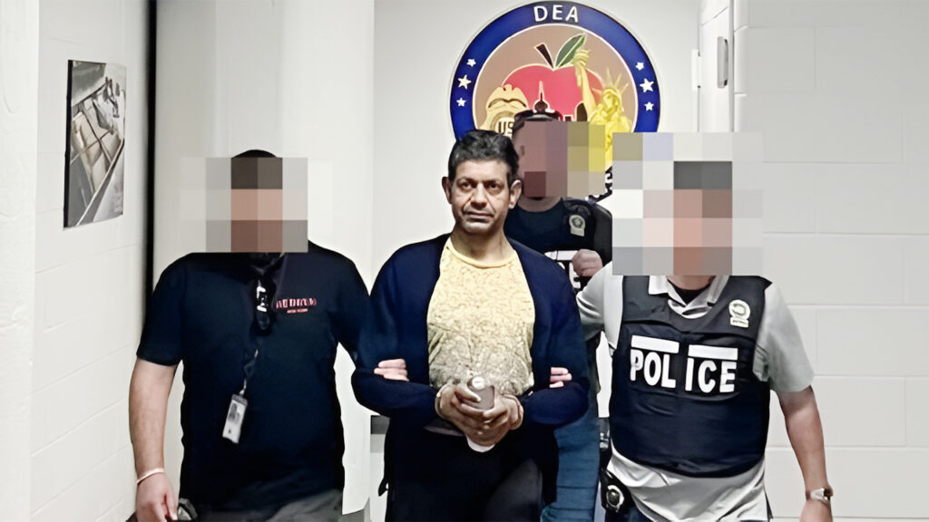 Nikhil Gupta in Custody with U.S officers.