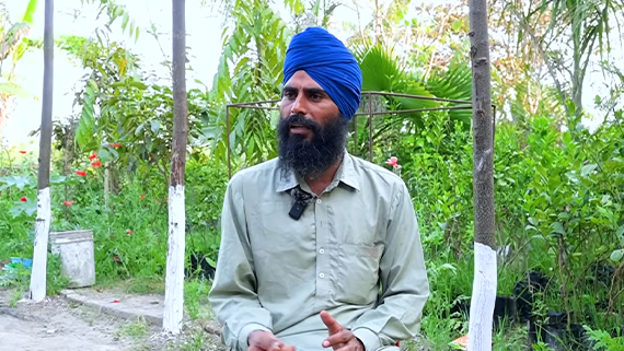 Talk with with farmer Amrit Singh