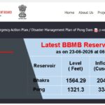 BBMB Resumes Daily Dam Data Updates 2026