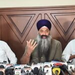 Barrister Satnam Singh Bains of Punjab Documentation and Advocacy Project (Punjab Disappeared) addressing the press conference at Amritsar on 23 July 2026