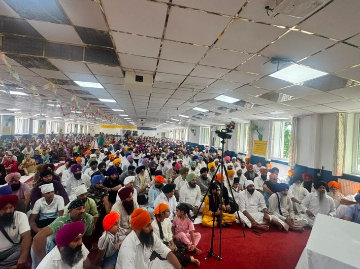 Annual Event of Sher e Punjab Punjabi Sabha Dedicated to Sikh Raj Held at Gurdwara Sikh Center Frankfurt