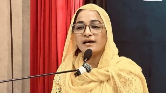 Bibi Amrit Kaur daughter of Shaheed Bhai Beant Singh. She is contesting as an independent candidate from Bassi Pathana constituency.