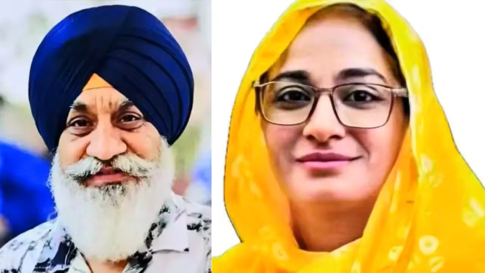 S. Satwant Singh (Left) and Bibi Amrit Kaur (Right) Bassi Pathana Candidates