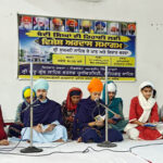 University students and faculty members reciting Sukhmani Sahib during the Ardas and discussion programme held for the release of Bandi Singhs.