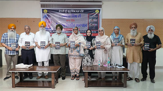 A joint photo during the launch of the novel 'Harveer Singh—Forever Five'