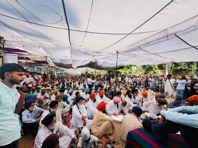 Anti-drug protest in Mansa, Punjab.
