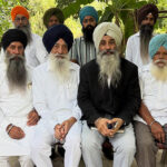 Advocate Jaspal Singh Manjhpur with Bhai Narien Singh Chaura and others.