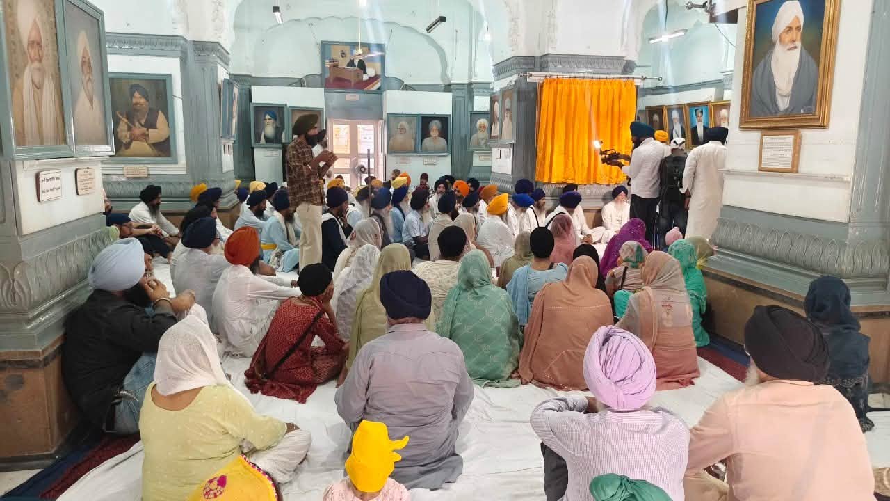 Portraits of Three Prominent Sikh Personalities Installed at Central Sikh Museum Amritsar