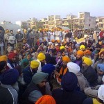 Sikhs staged protest outside Chandigarh Model Jail, Burrail