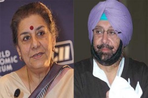 Ambika Soni (L) - Capt. Amrinder Singh (R) - [File Photos]