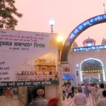 Bill Boards by Kar Sewa Khadoor Sahib, supporting Amritsar Foundation Day at Gurdwara Baba Deep Singh Shaheed