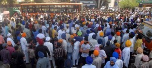 A view of protest