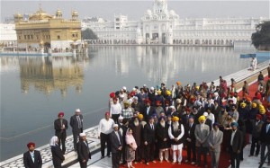 David Cameron at Amritsar