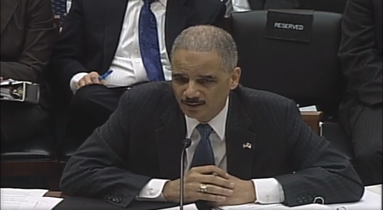 Eric Holder, US Attorney General