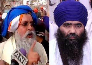 Giani Iqbal Singh (L) - Baba Harnam Singh Dhumma (R) Giani Iqbal Singh (L) - Baba Harnam Singh Dhumma (R)