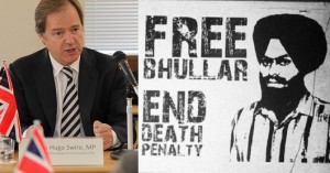 Hugo Swire assures Sikh delegation that UK shall take up Prof. Bhullar death penalty issue with India Hugo Swire assures Sikh delegation that UK shall take up Prof. Bhullar death penalty issue with India