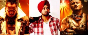 Jazzy B, Diljit Dosanjh and Honey Singh