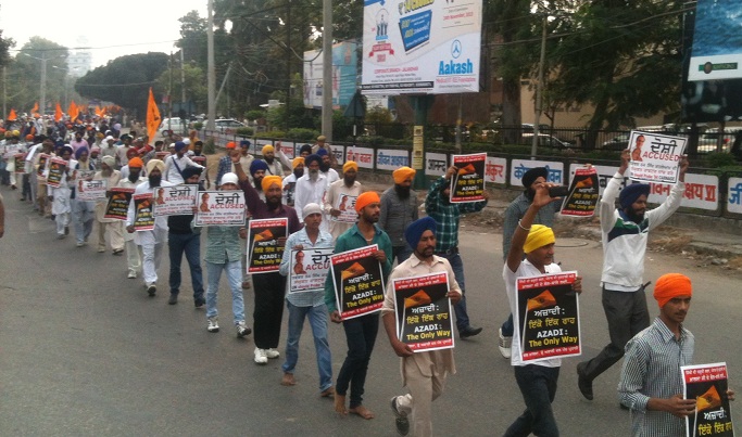 Justice and Freedom March at Jalandhar (November 01, 2013)