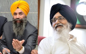 Karnail Singh Peer Mohammad (L) - Parkash Singh Badal (R) - [File Photos]