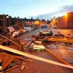 Leicester- Lightening hit Gurdwara Sahib; Roof top damaged badly, all escaped unhurt