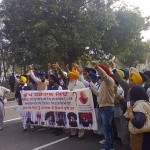 A view of protest march held at Sahibzada Ajit Singh (SAS) Nagar District [Dec. 17, 2013]