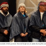 Navnit Singh on stage during the ceremony