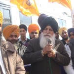 HS Dhami, President of Dal Khalsa, addressing a rally organized by "Sikh Youth of Punjab" at Tanda (Hoshiarpur) on February 05, 2013