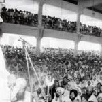 Sant Jarnail Singh Bhindranwale addressing the Sikh sangat at Manji Sahib Diwan [File Photo]