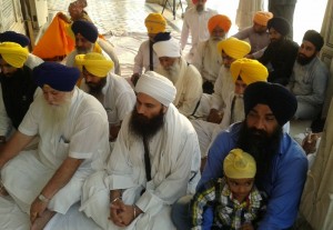 Bhai Sarbjeet Singh (son of Shaheed Beant Singh) along with his son participating in Shaheedi Samagam at Akal Takht Sahib Bhai Sarbjeet Singh (son of Shaheed Beant Singh) along with his son participating in Shaheedi Samagam at Akal Takht Sahib