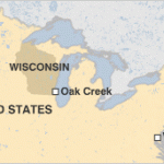 Shooting has taken place at a Sikh temple in Oak Creek in the US state of Wisconsin