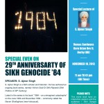 Sikh Genocide Lecture Event