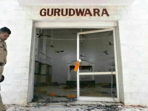 Sikh Gurdwara Sahib attacked in AP Sikh Gurdwara Sahib attacked in AP