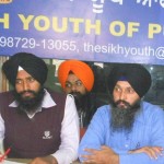 Sikh Youth of Punjab leaders addressing a press conference