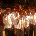Sikh students at St Joseph’s school who were excluded from class for wearing their turban.