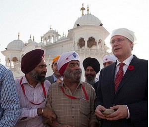 Stephen Harper at Sri Kesgarh Sahib
