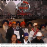 UK Sikhs support 1984 Yes It's Genocide Petition