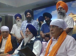 Wajahat Habibullah at Amritsar with Avtar Singh Makkar and others