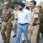 Bhai Jagtar Singh Hawara being presented before a Delhi Court